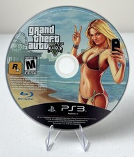Grand Theft Auto V 5 (PlayStation 3, 2013) PS3 Disc Only Tested Minor Scratch C