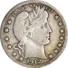 1912-S Barber Quarter
