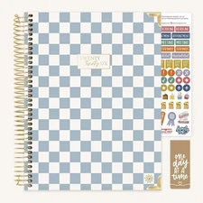 bloom daily planners 2026 Hard Cover Planner, 8.5" x 11", Checkered