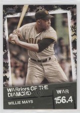 2020 Topps Warriors of the Diamond Black 211/299 Willie Mays #WOD-4 HOF 02v3