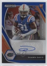 2021 Panini Prizm Draft Picks Blue 111/149 Shawn Davis #DPA-SDA Auto 2r7