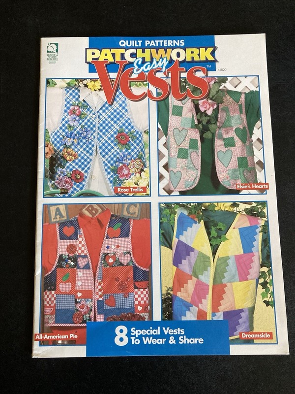 Patchwork Easy vests Quilt Patterns by House Of White birches