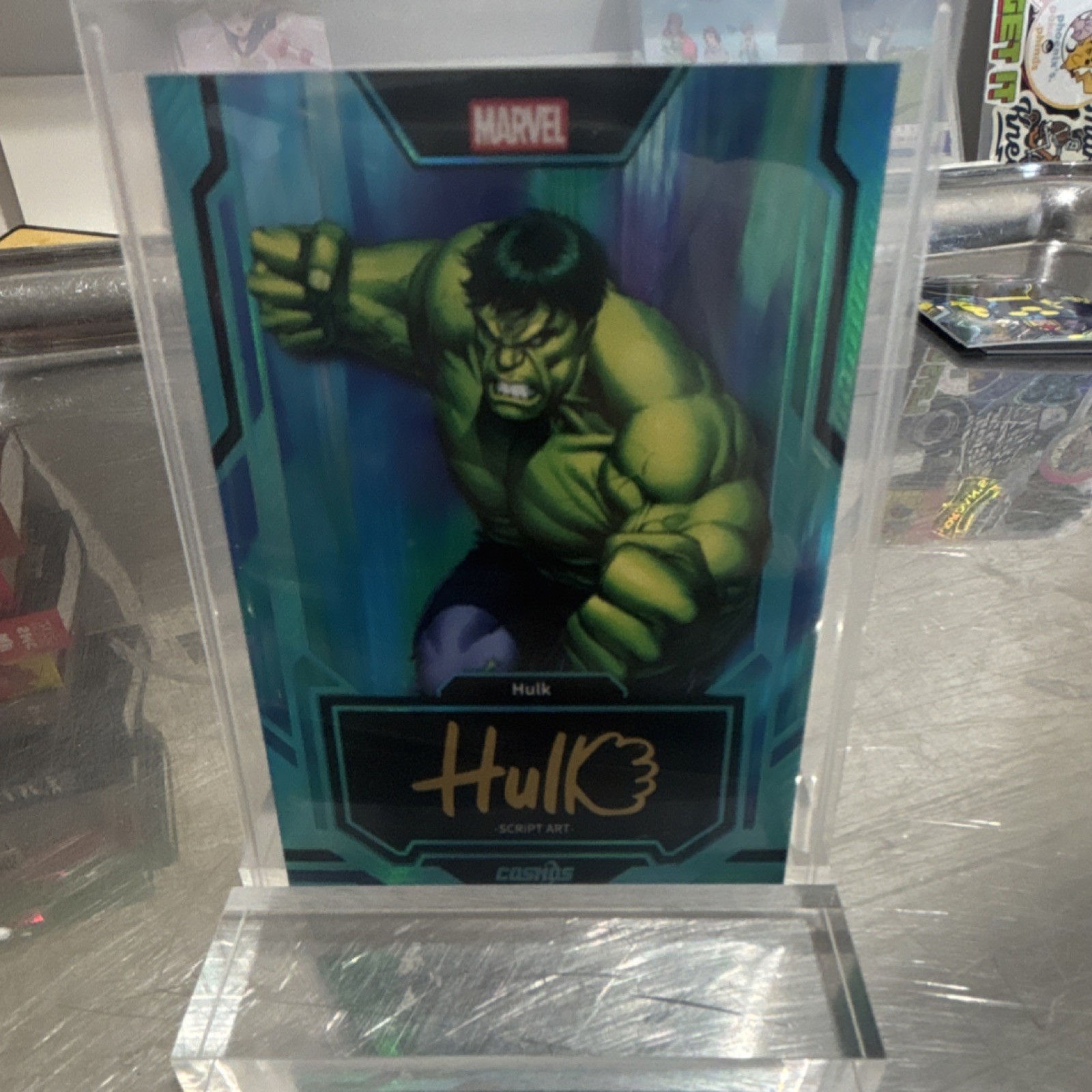 Kakawow 2025 Kakawow Cosmos Marvel Hulk Script Art AUTO CM-PA-15 Serial /45
