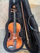 German 15" Viola with case and bow. E. R. Pfrezschner brand, 1963