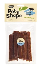 Pet 'n Shape Lamb Jerky Dog Treats 3 oz - Natural Dog Chews