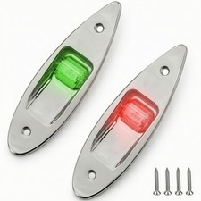 LED Navigation Lights Waterproof Boat Navigation Light Slim for Boats