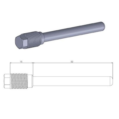 Moto-Master Bremsbelag Gleitstift (für: Beta Xtrainer 300 2T 18-22 hinten )