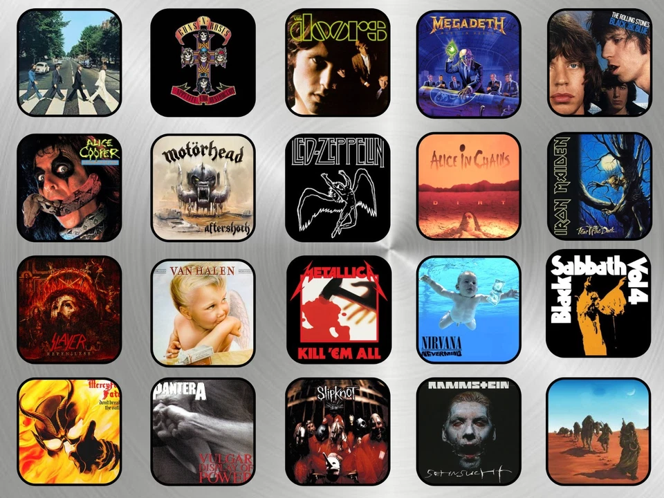 Magnet Nirvana 5x5 cm Aimant frigo Fridge magnet - Photo 4/4