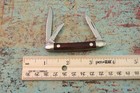 Vintage Western USA #W244 Rose Wood 3 Blade Stockman Knife Stainless Steel NIB — photo 4