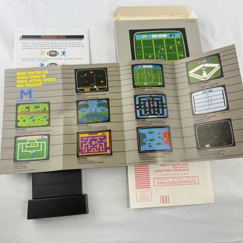M Network Super Challenge Football Atari 2600 Complete in Box CIB w/ Manual – Te - Picture 3 of 19