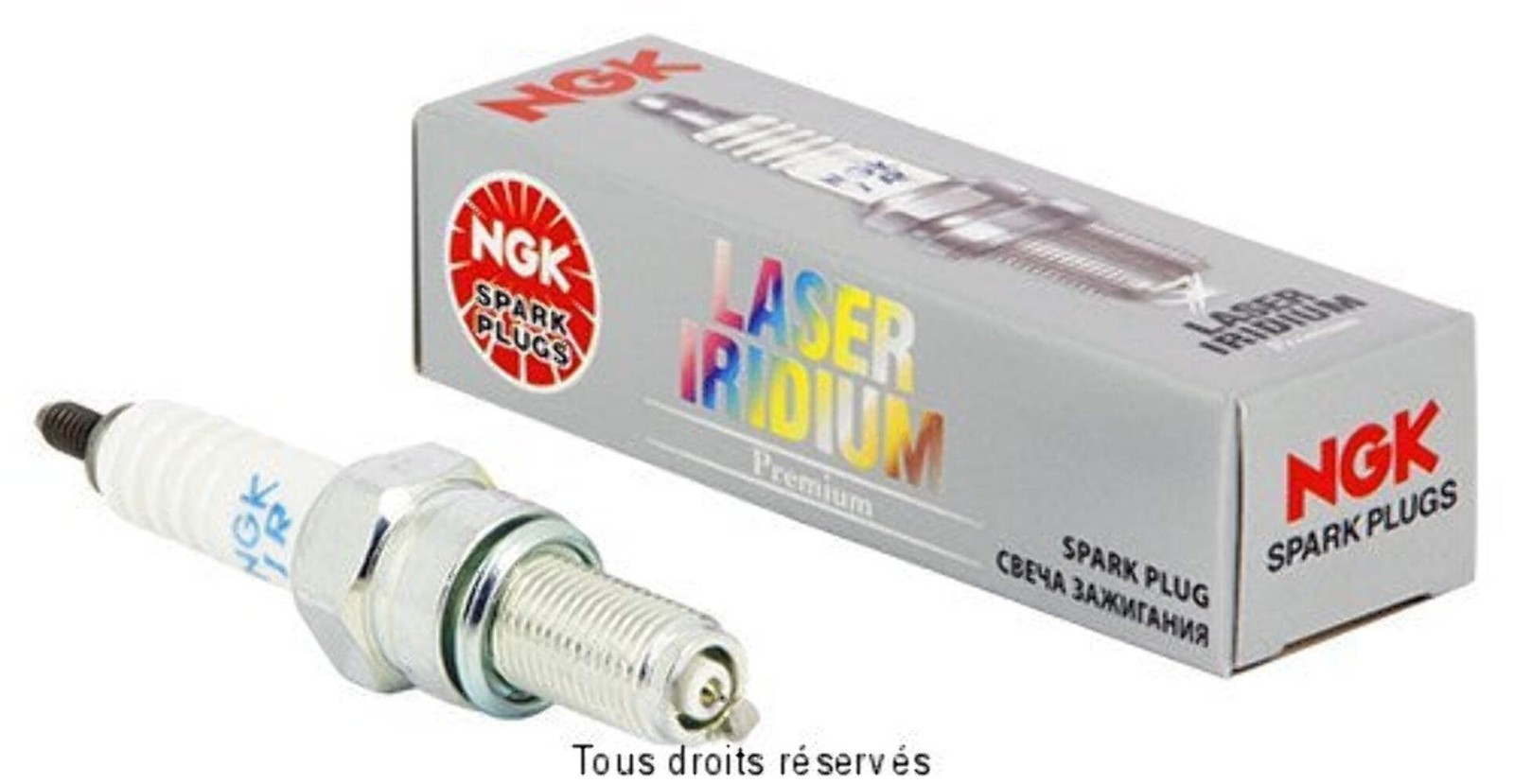 Bougie NGK IFR6L-11 avec électrode iridium pour une combustion stable