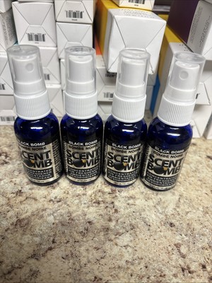 Scent Bomb 100% Concentrated Car Air Freshener Black Bomb 4 Pack New!