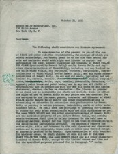 EMMETT KELLY SR. - DOCUMENT MULTI-SIGNED 10/31/1955
