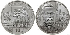 POLAND 10 Złotych 2008 PROOF, Bronisław Piłsudski, Silver 0.4205 oz ASW, 32 mm