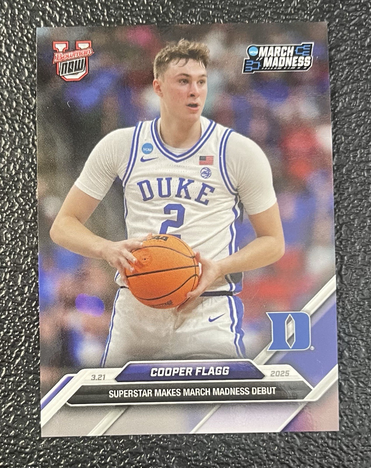 Cooper Flagg Card # 95 2024-25 Bowman U Now