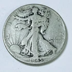 1945 Walking Liberty Half Dollar 90% Silver Circulated Coin #5118