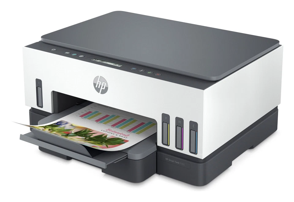 Hp Multifunzione 3in1 Inkjet Tank ( A4 Duplex 4800 x 1200 ) SMART TANK 7005 - Immagine 3 di 4