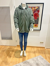 * STONE ISLAND * grüne Sweatjacke Kapuze Jacke LOGO GR. 3XL