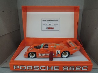 BRM SLOT CAR 1:24 PORSCHE 962C BRUN MOTORSPORTS JÄGERMEISTER LIMITED EDITION OVP