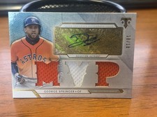 2018 Topps Triple Threads - Autographed Relics George Springer #TTAR-GSP5 /18 