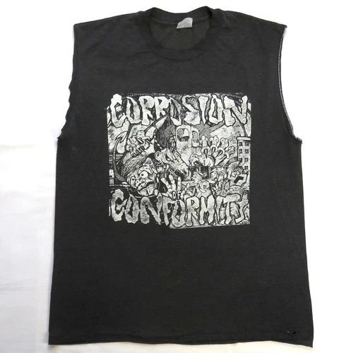 Corrosion Of Conformity Vintage T Shirt Tour Mad World 1980s vintage concert t-shirt, vintage, single stitch, B+ condition