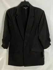 I.N.C Women's Black 3/4 Sleeve Blazer XL NWT