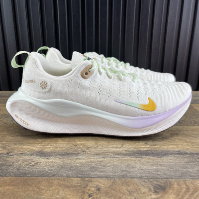 Nike ReactX Infinity Run 4 Size 8 Womens White Vapor Green Running Shoes