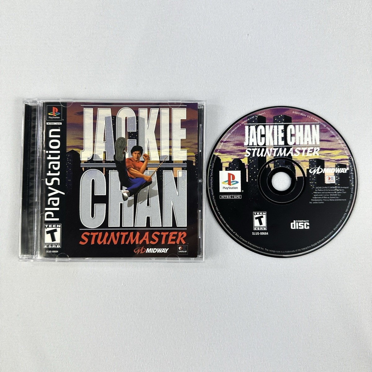 Video Game Ps1 Ps1 Jackie Chan Stuntmaster Remake Jackie Chan Psx