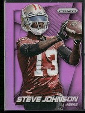 Steve Johnson 2014 Panini Prizm Purple Prizm #71 San Francisco 49ers