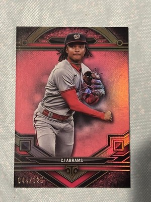 C.J. Abrams - 2024 Topps Triple Threads - #79 Tourmaline /125 Nationals