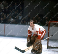 Detroit Red Wings Roger Crozier Goalie Hockey 1960s Original 35mm Transparency