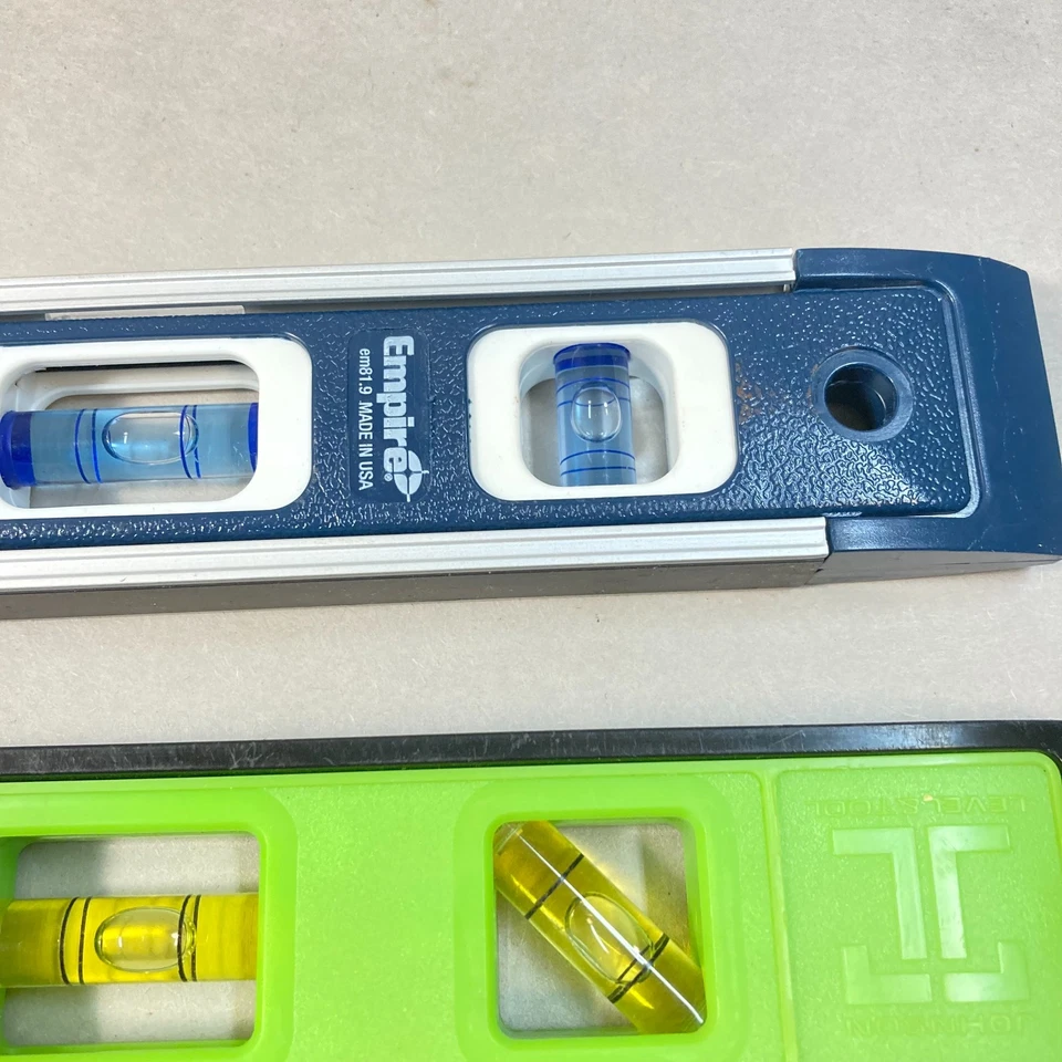 Torpedo level Lot 2 Pc Spirit Levels 9" w/ 1 Empire - Image 2 of 4
