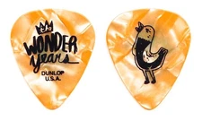 The Wonder Years Casey Cavaliere Orange Pearl Guitar Pick 2022 Hum Goes On Tour