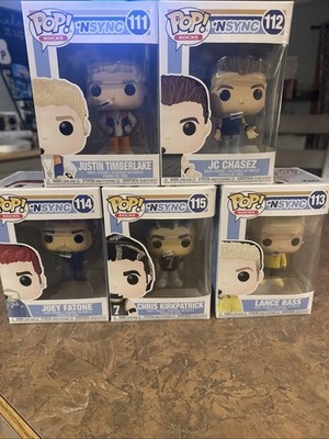 Nsync Funko Pop Set of 5 #111-115