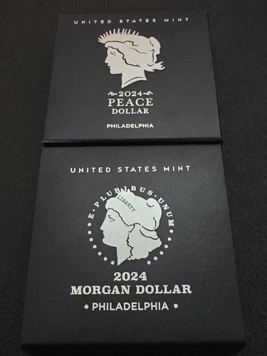 2024-P Morgan and Peace Dollar Uncirculated  Set