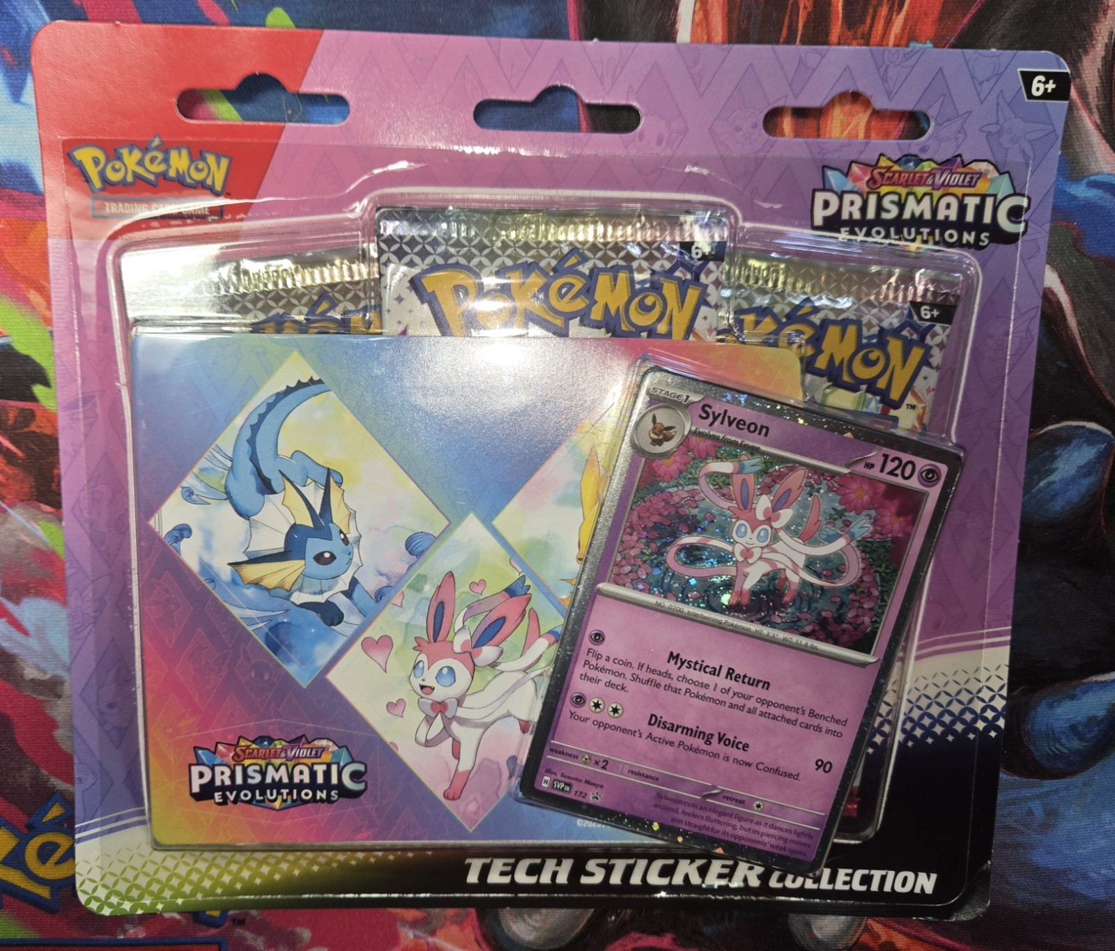 Pokémon TCG Prismatic Evolutions Tech Sticker Collection