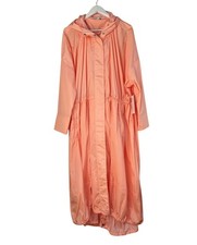 Athleta Women  s Trade Winds Jacket Hooded Full Zip Coral Medium Travel New 249