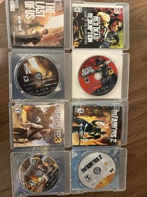 Sony PS3 Game Lot: Last of Us, Uncharted 3, Red Dead, inFAMOUS 2 +