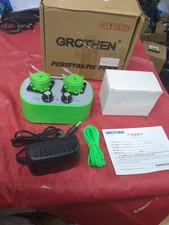 Peristaltic Pump 24V Automatic Self-Priming Pump US Plug (4-18ml/min)*2 G628-2-1