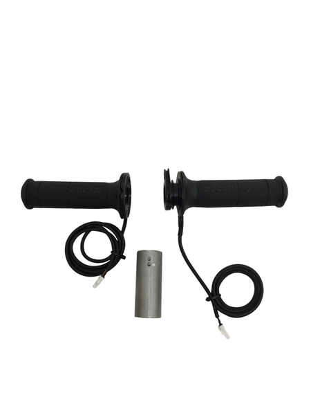 Ducati Scrambler 800 400 Manopole Cafe Racer Klassik CD 96680421B Schwarz-image