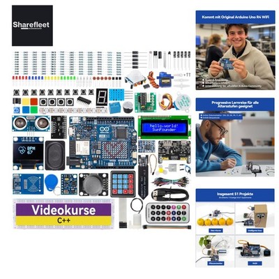 Elite Explorer Kit mit  Arduino UNO R4 WiFi, -konform,Bluetooth,IoT,,IIC ,OLE...