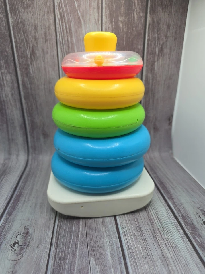 Детская игрушка Fisher Price Rock-a-Stack укладочные кольца дополнительный синий предмет - Изображение 3 из 4