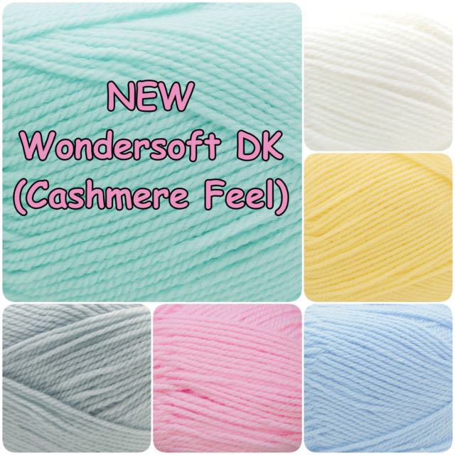 Stylecraft New Wondersoft BABY DK Pastel Acrylic Knitting Yarn Wool 100g Stylecraft New Wondersoft BABY DK Pastel Acrylic Knitting Yarn Wool 100g