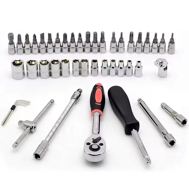 Kit Professionale 46 in 1, chiavi a bussola, chiave a cricchetto e altro - Immagine 4 di 4
