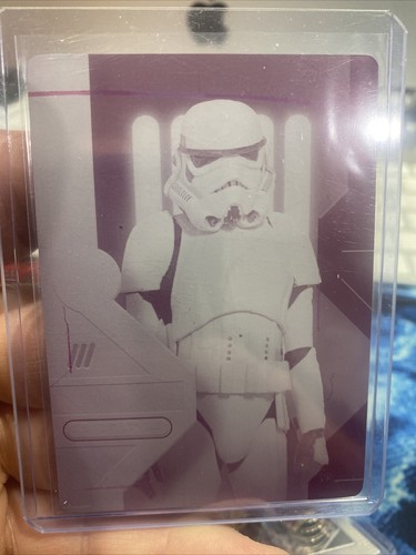 Topps Star Wars Rogue 1 Printing Plate 1/1 TE-1 Troopers Of The Galactic Empire