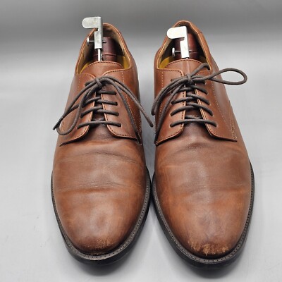 美品：COLE　HAAN　GRAND 360 (8 1/2) Cole Haan Grand 360 Men's Size 9M Brown Leather Dress Oxford Shoes