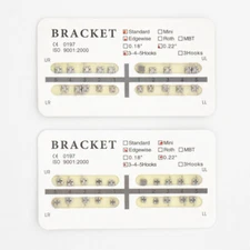 Dental Orthodontic MIM Monoblock Brackets Mini Standard Edgewise 022 345 Hook
