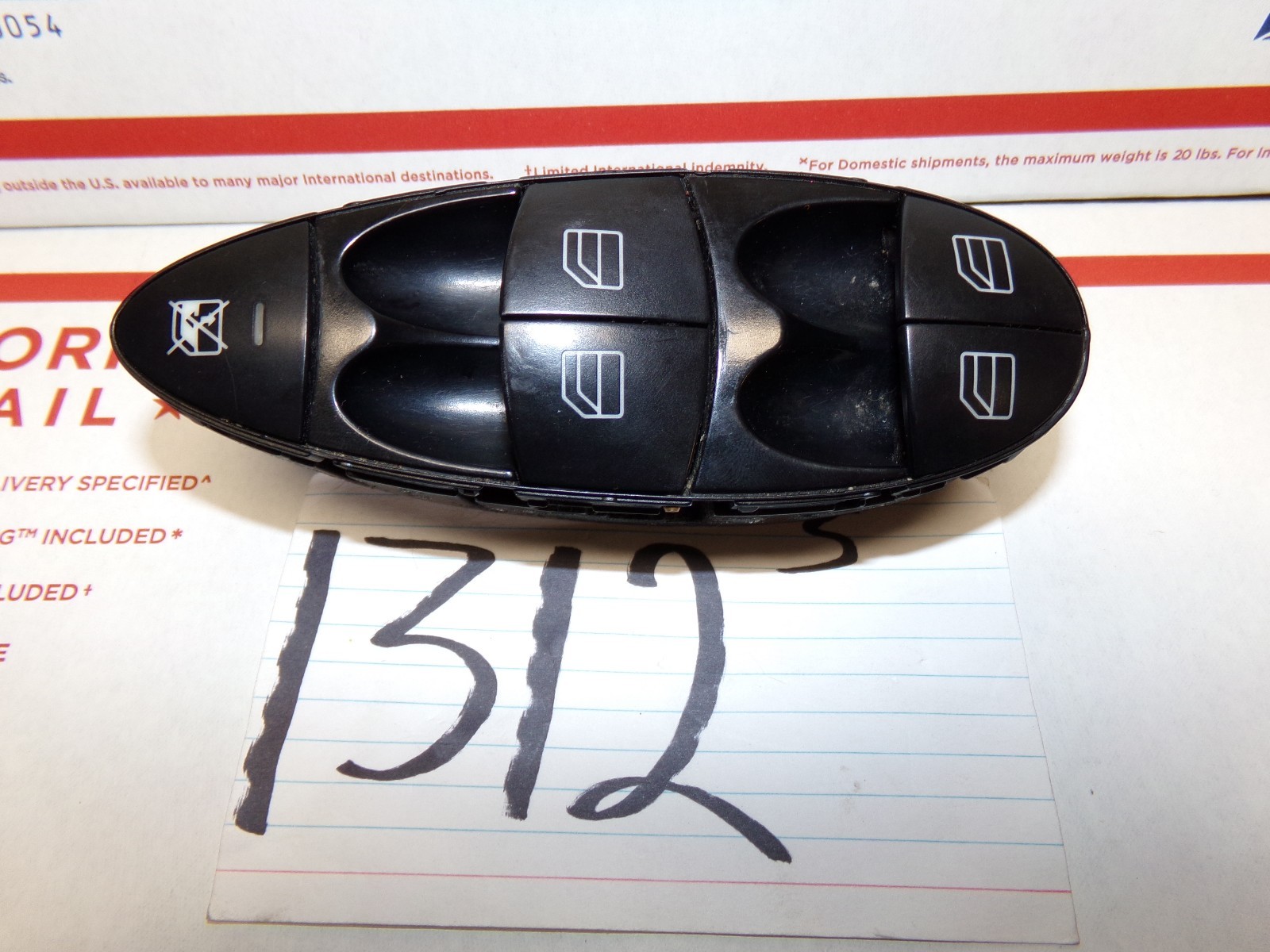03 04 05 06 Mercedes E320 MASTER Window Switch Control Power DRIVER #1312-S 
