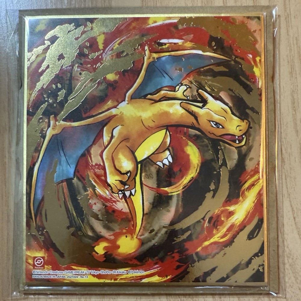 Pokemon Colored Paper Art Charizard Foil Stamping F/S-M501 from japan Rare  Good