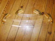 VINTAGE 70 LOT 2 DEUX PORTE-SERVIETTES PLEXIGLAS ALUMINIUM